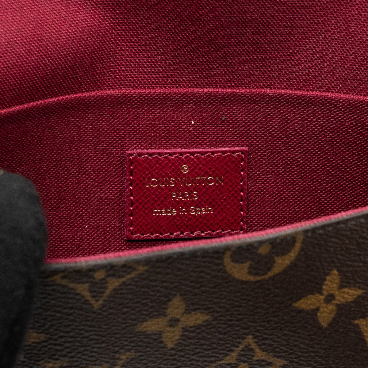 LOUIS VUITTON FELICIE POCHETTE MONOGRAM CANVAS GHW