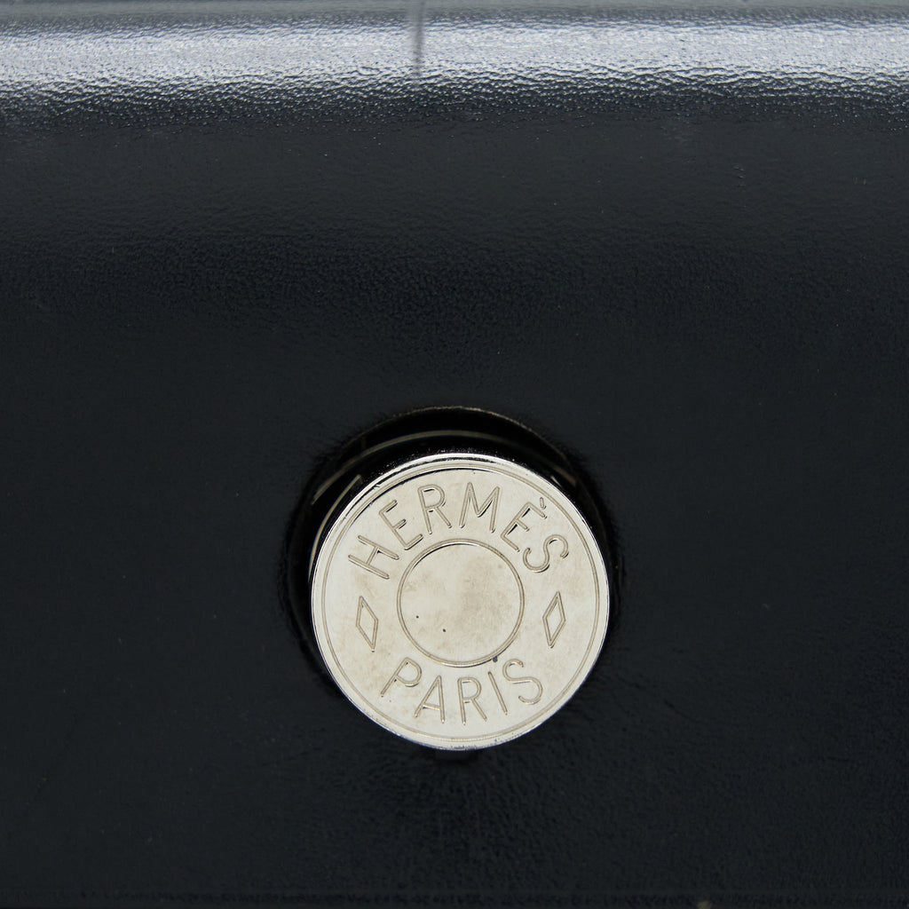HERMES HERBAG ZIP 31 CANVAS/LEATHER BLACK SHW