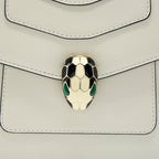 BVLGARI TOP HANDLE SERPENTI BAG WHITE