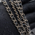 CHANEL CLASSIC WALLET ON CHAIN PATENT BLACK SHW