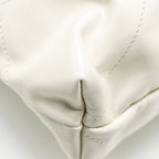 CHANEL MEDIUM 22 BAG CALFSKIN WHITE GHW (MICROCHIP)