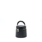 CHANEL 22S TOP HANDLE VANITY LAMBSKIN BLACK LGHW