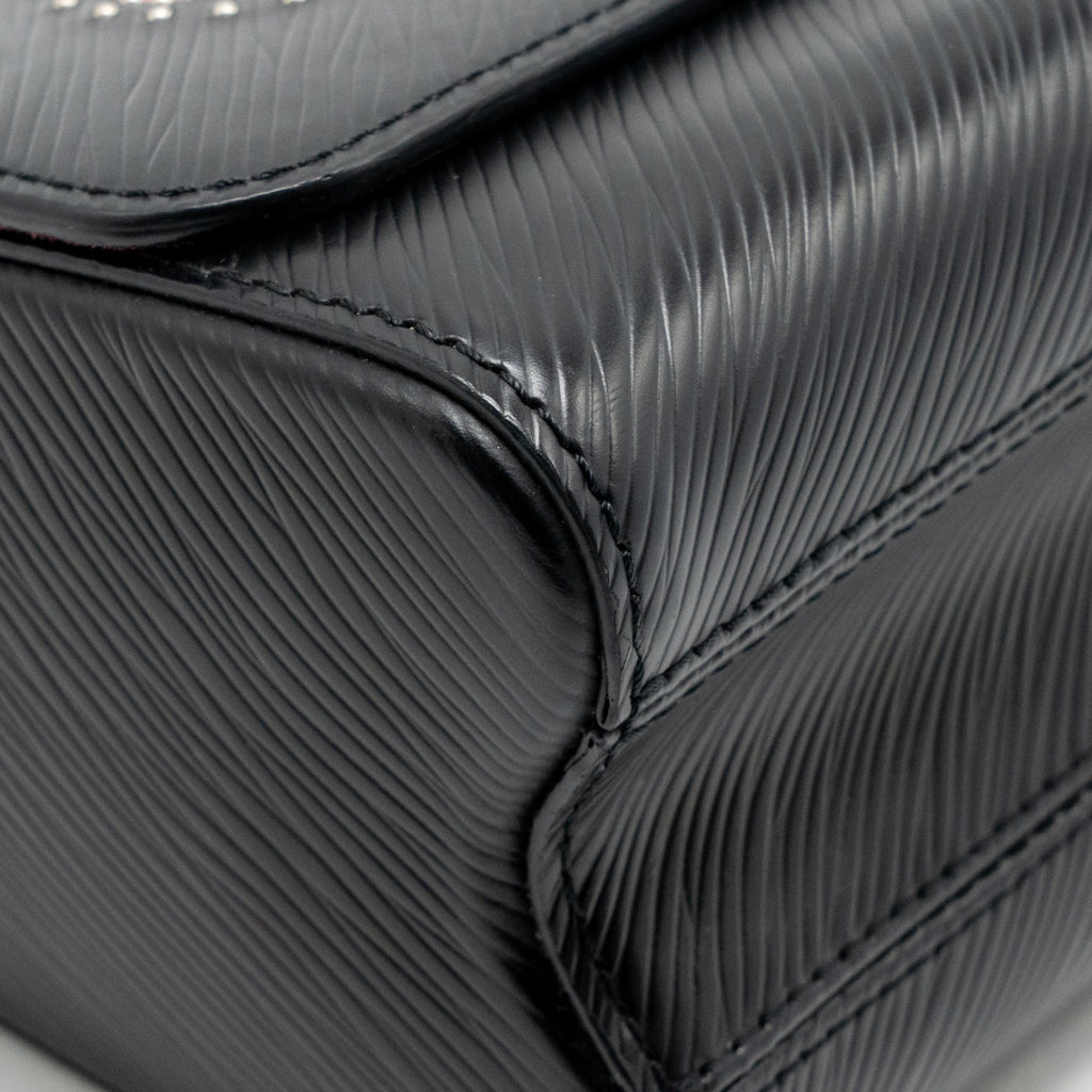 Louis Vuitton Twist MM Limited Edition Flowers Epi Leather Black SHW