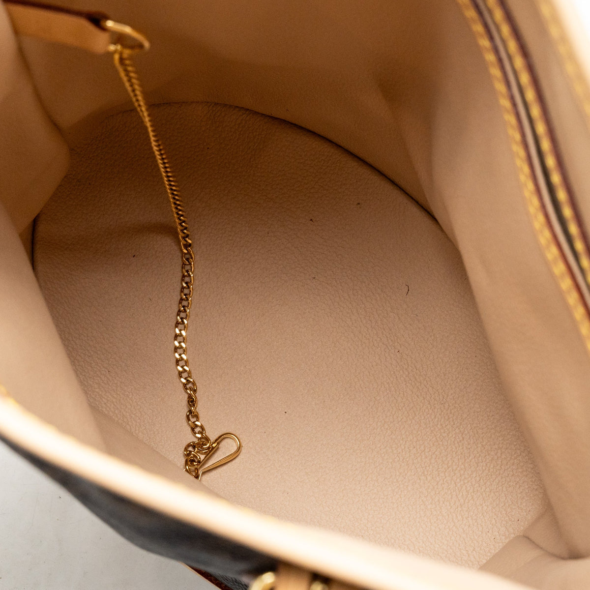 Louis Vuitton petit bucket bag monogram canvas GHW