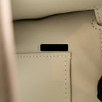 Hermes Kelly Pochette swift gris perle SHW