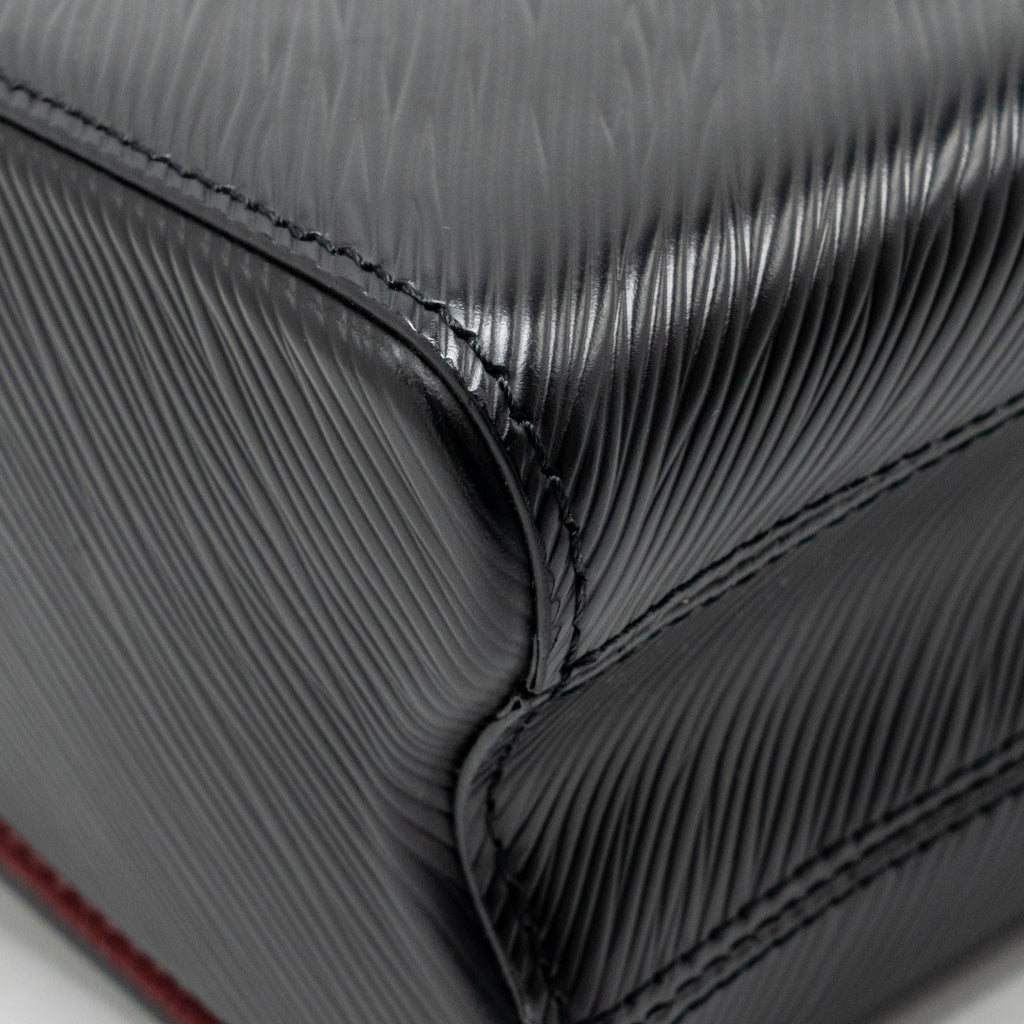 Louis Vuitton Twist MM Limited Edition Flowers Epi Leather Black SHW