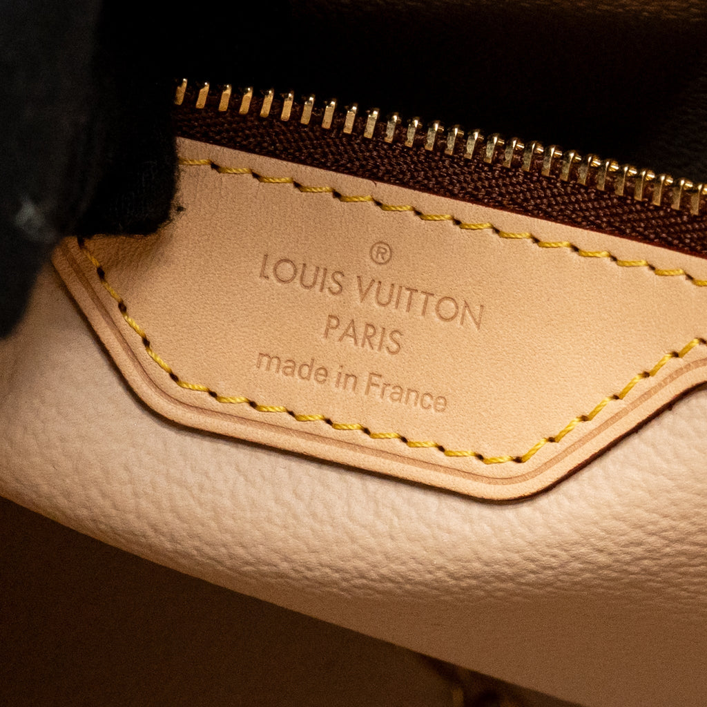Louis Vuitton petit bucket bag monogram canvas GHW