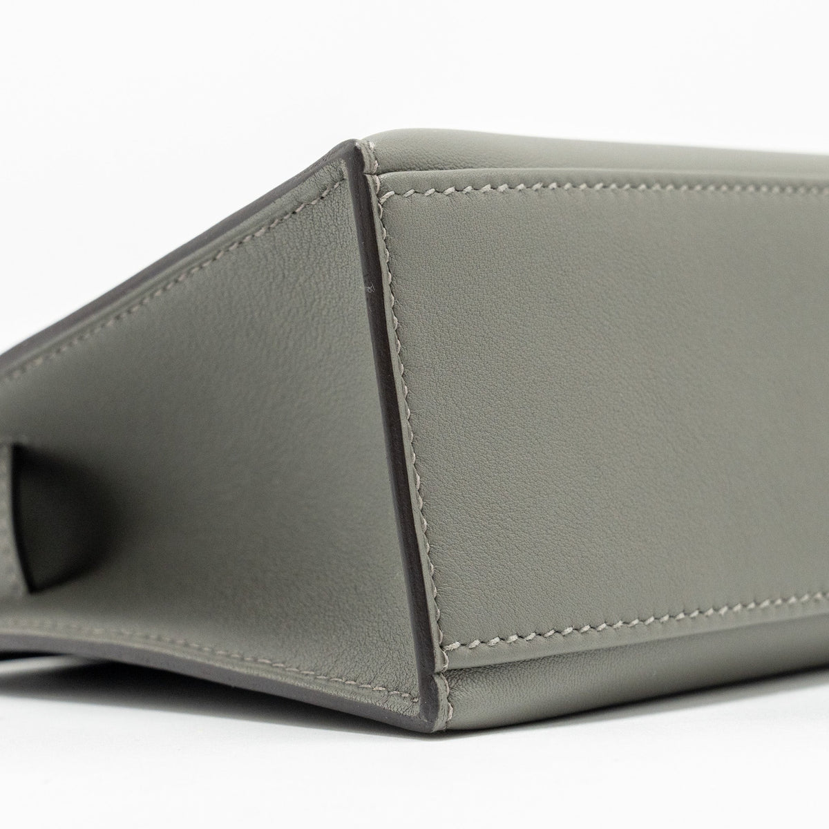 HERMES KELLY POCHETTE SWIFT GRIS MEYER GHW