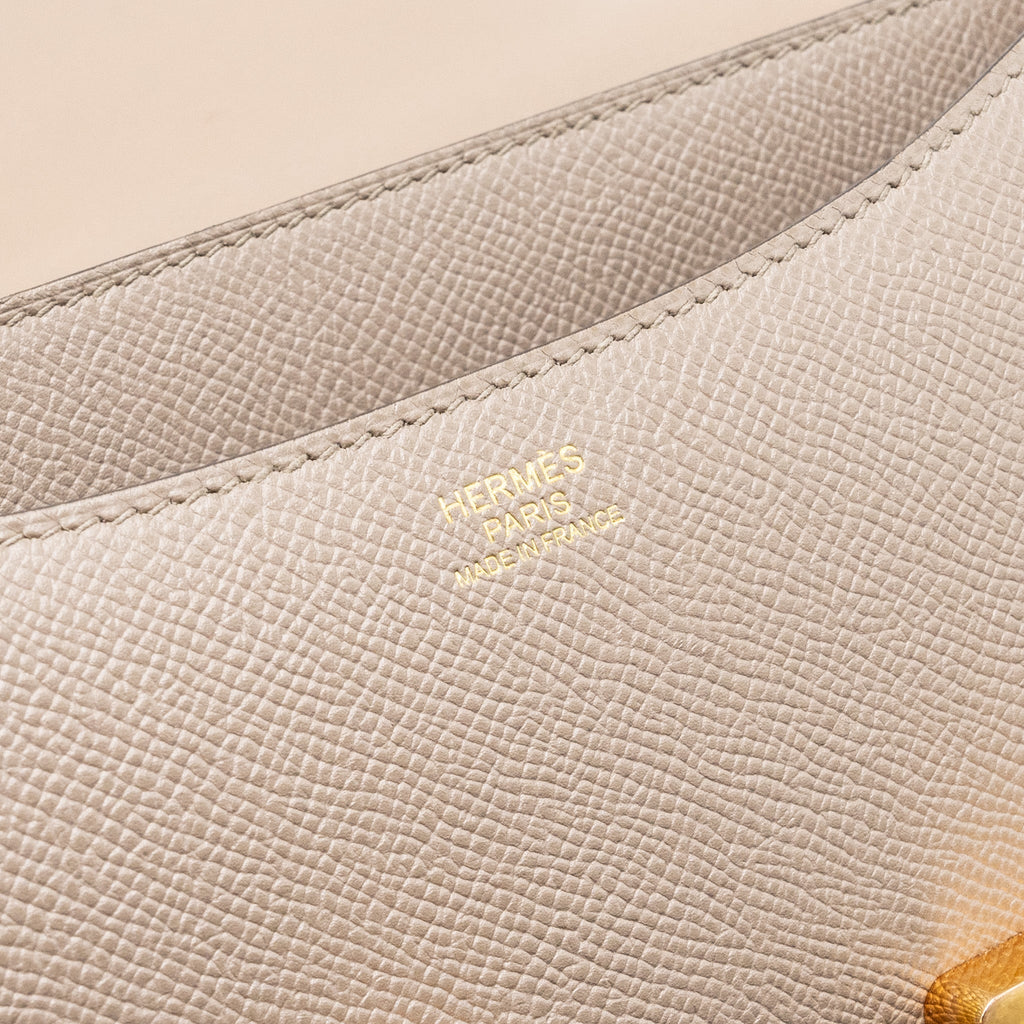 Hermes constance 24 epsom Gris Asphalte GHW