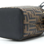 FENDI MON TRESOR BUCKET BAG CALFSKIN BROWN GHW