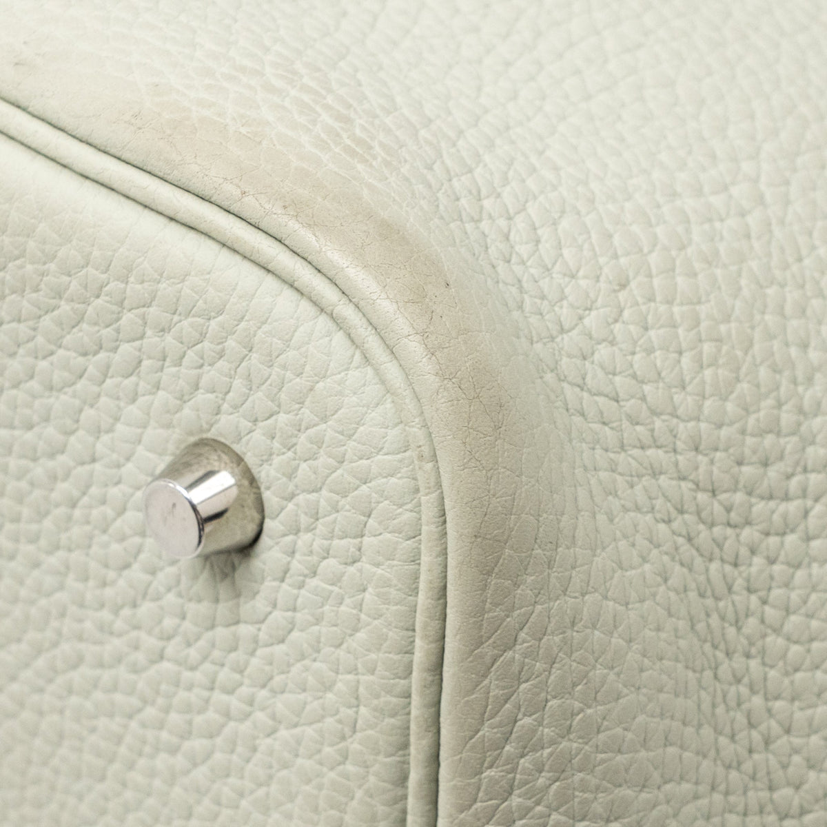 Hermes Picotin 22 lock bag Clemence Gris Neve SHW
