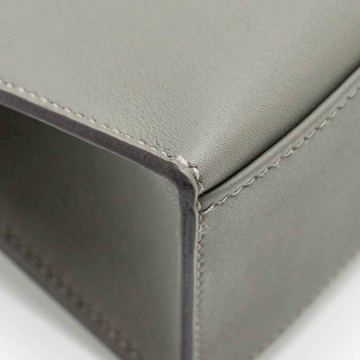 Hermes Kelly Pochette Swift Gris Meyer GHW