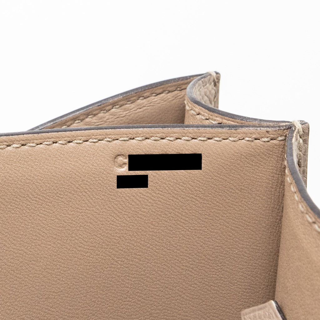 Hermes constance 24 epsom Gris Asphalte GHW