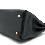HERMES KELLY 32 BLACK GHW
