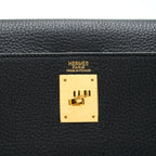 HERMES KELLY 32 BLACK GHW