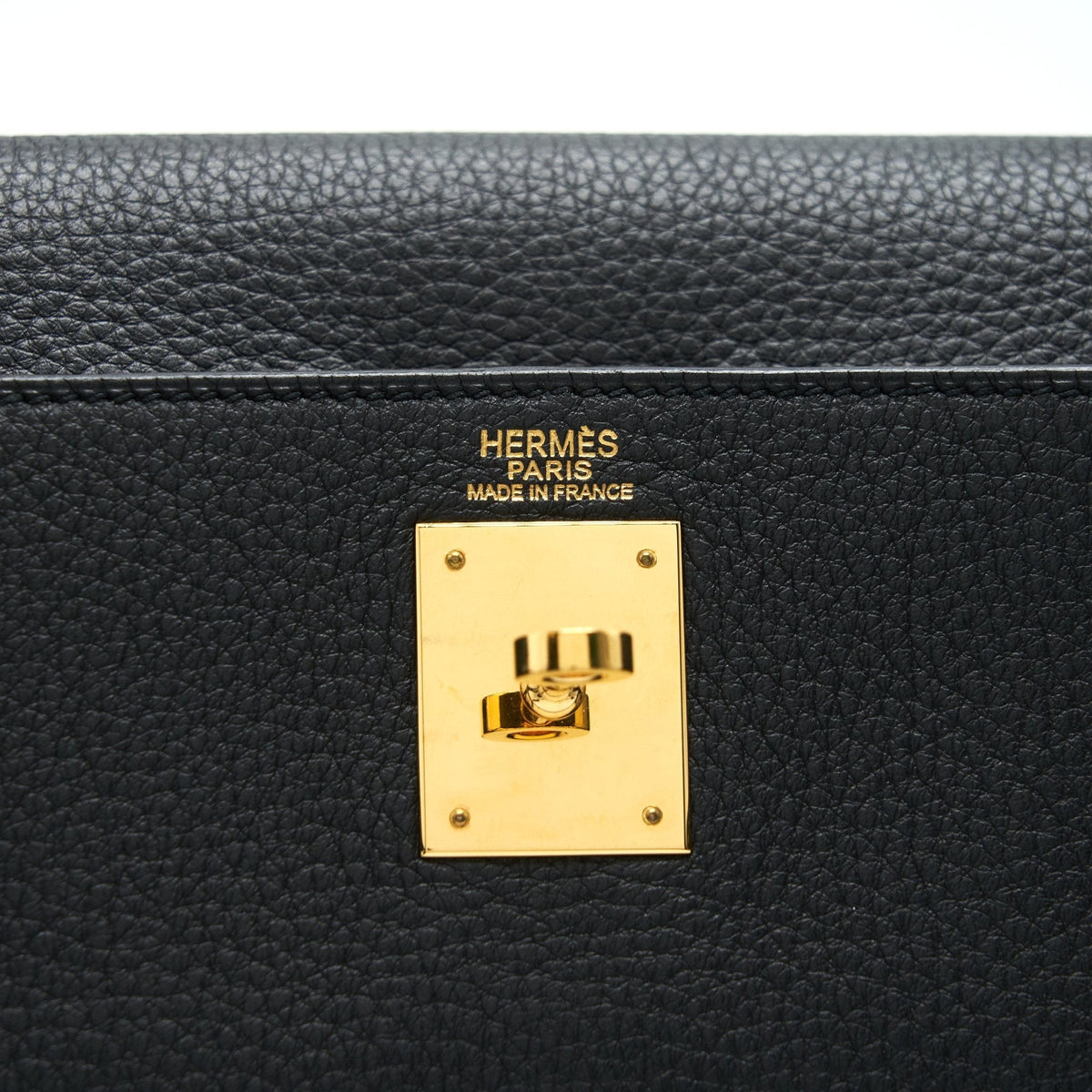 HERMES KELLY 32 BLACK GHW