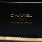CHANEL LETTER TOP HANDLE LONG VANITY CAVIAR BLACK GHW
