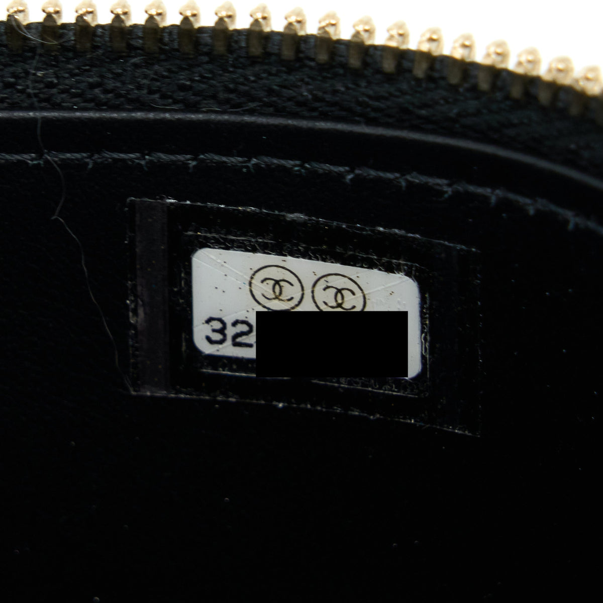 CHANEL LETTER TOP HANDLE LONG VANITY CAVIAR BLACK GHW