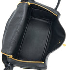 Hermes Lindy 30 Clemence Black GHW