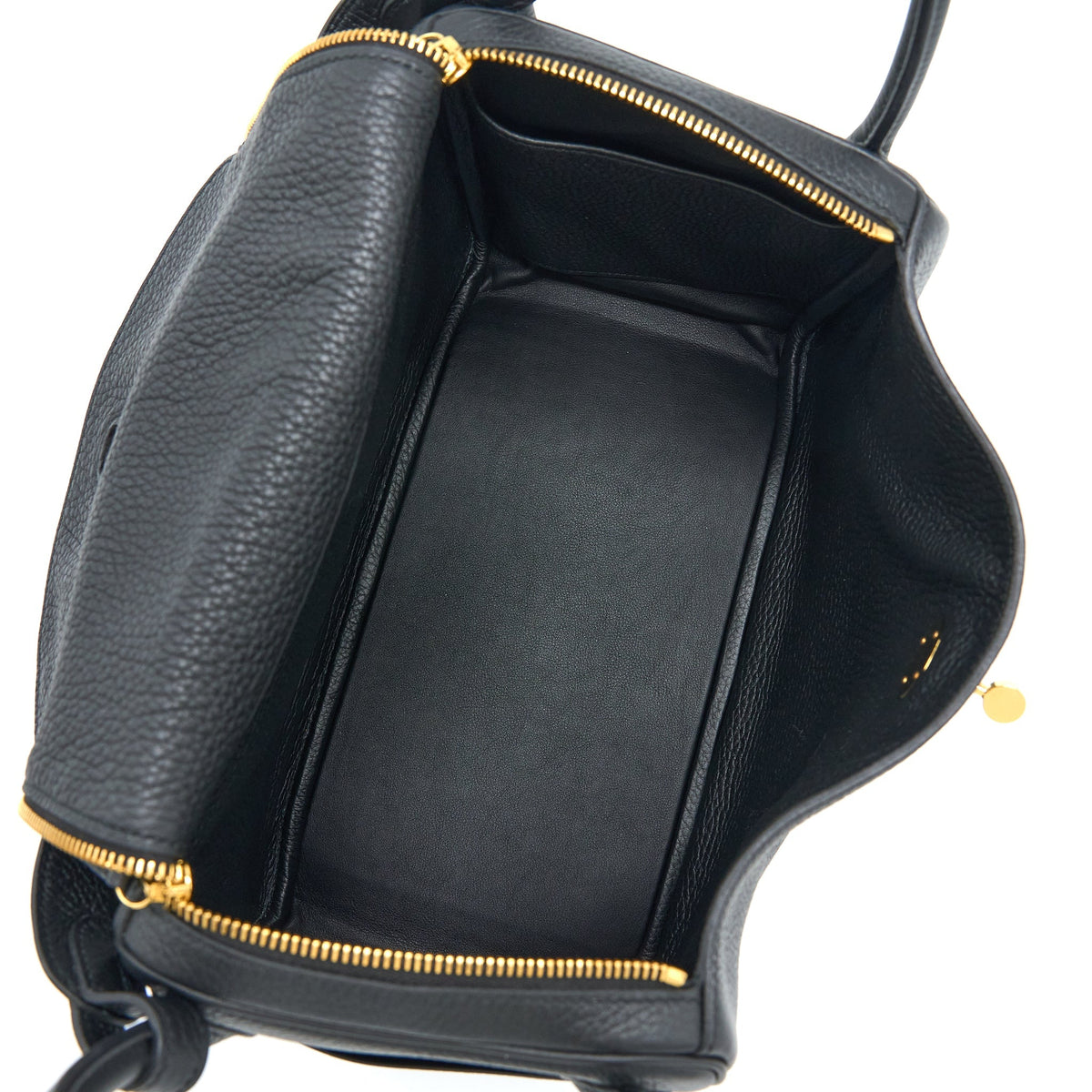 Hermes Lindy 30 Clemence Black GHW
