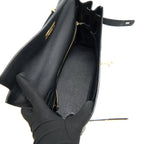 HERMES KELLY 32 BLACK GHW