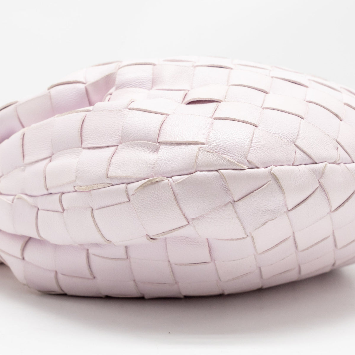 BOTTEGA VENETA MINI JODIE LAMBSKIN LIGHT PINK GHW