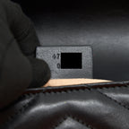 GUCCI GG MARMONT SUPER MINI LEATHER BAG IN BLACK