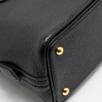 Hermes Mini Bolide Chevre mysore black GHW