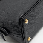 Hermes Mini Bolide Chevre mysore black GHW