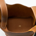 Hermes Picotin 18 Lock Bag Taurillon Maurice Gold GHW