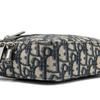 DIOR SAFARI BAG WITH STRAP BLACK OBLIQUE JACQUARD SHW
