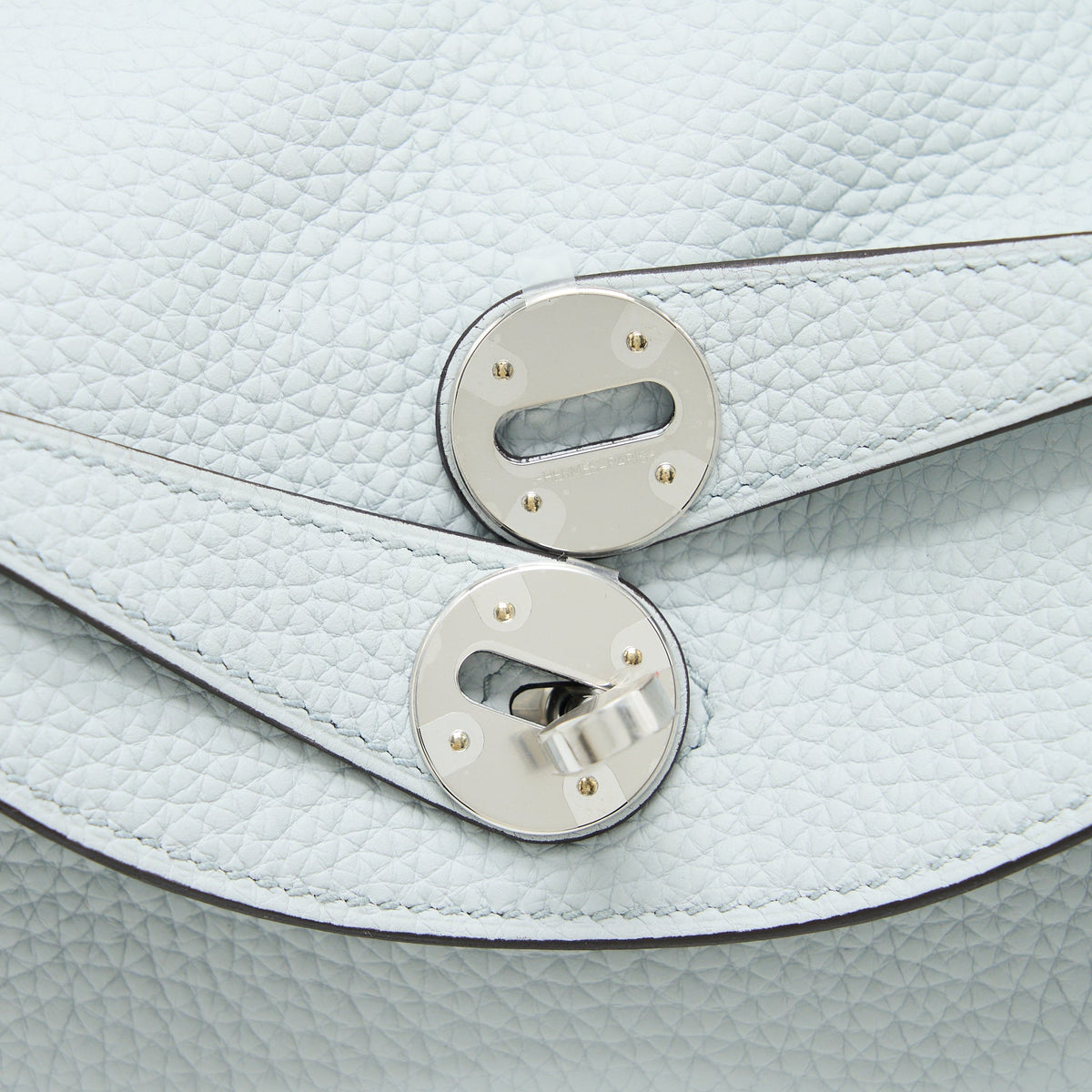 Hermes Lindy 26 Clemence Blue Pale SHW
