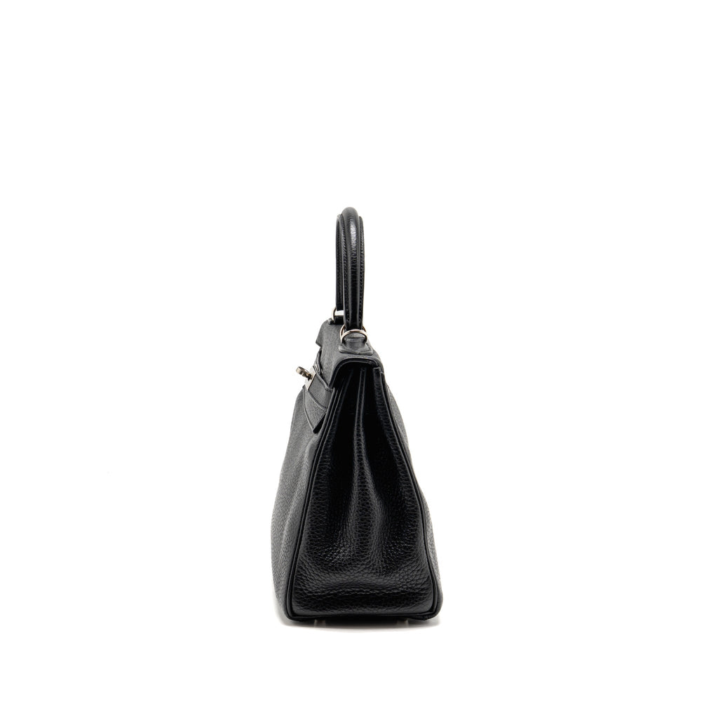 Hermes Kelly 28 Clemence Black SHW