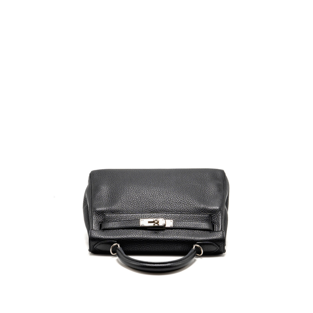 Hermes Kelly 28 Clemence Black SHW