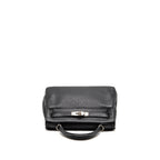 Hermes Kelly 28 Clemence Black SHW