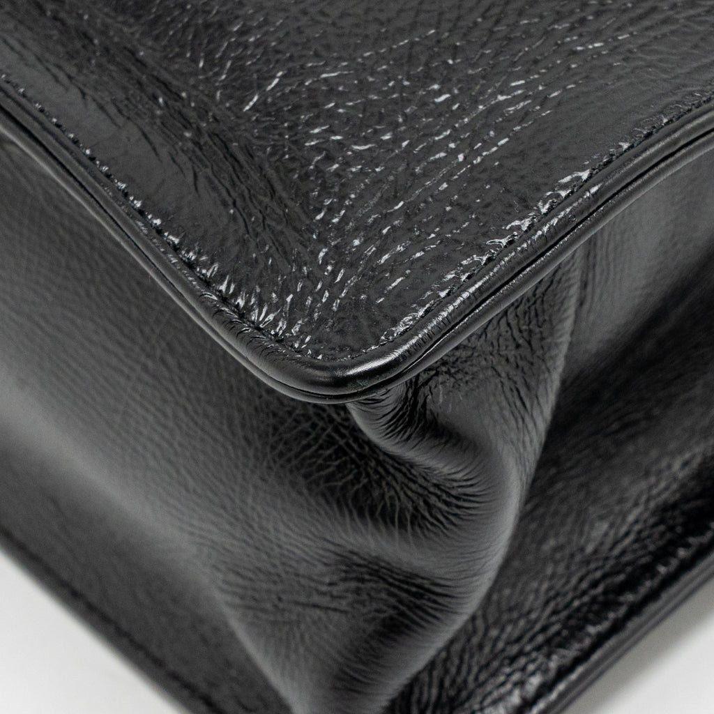 Chanel North South Shopping Tote Bag Aged Calfskin Black GHW