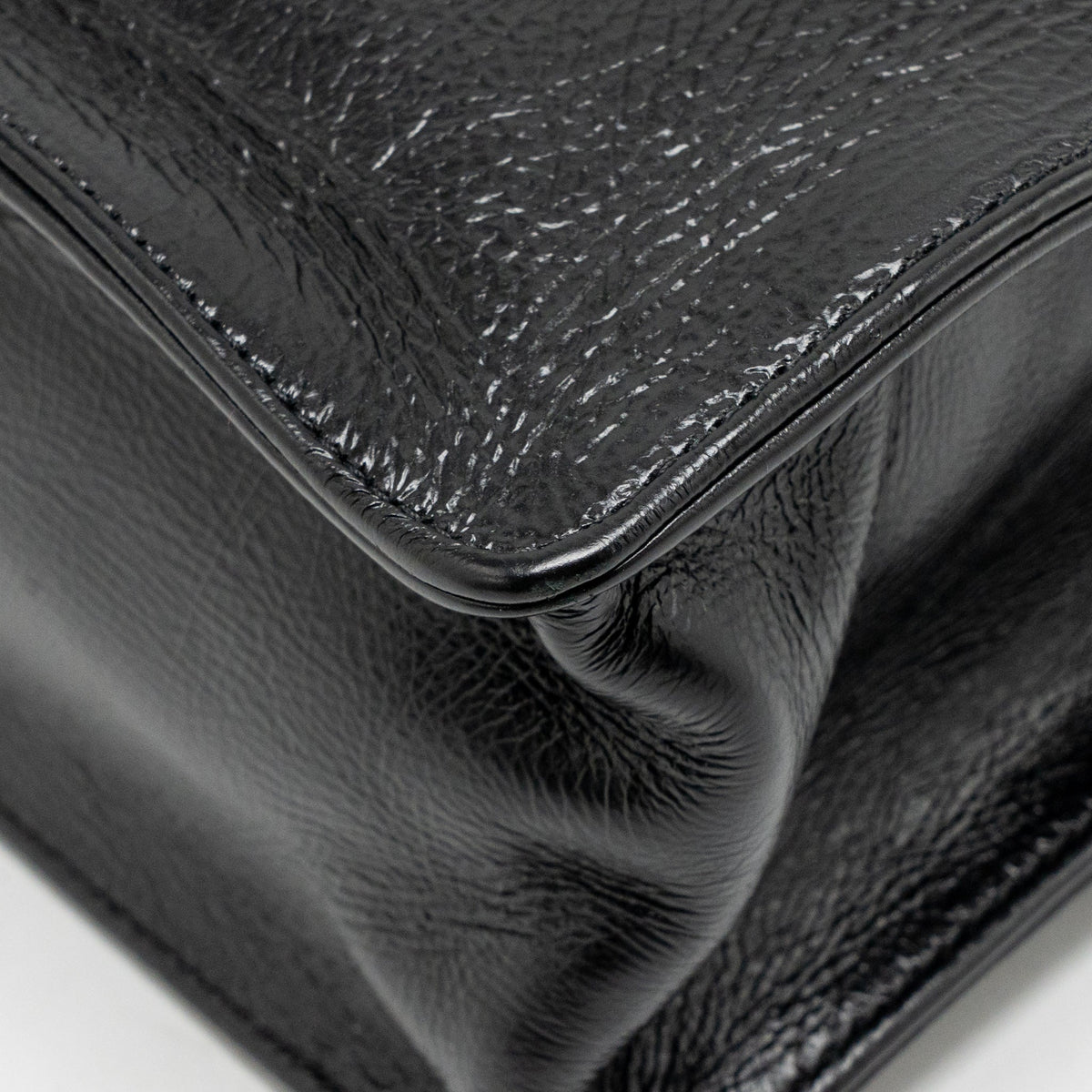Chanel North South Shopping Tote Bag Aged Calfskin Black GHW