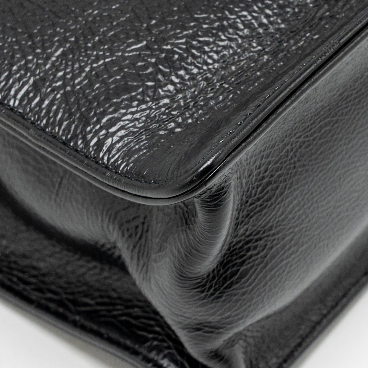Chanel North South Shopping Tote Bag Aged Calfskin Black GHW