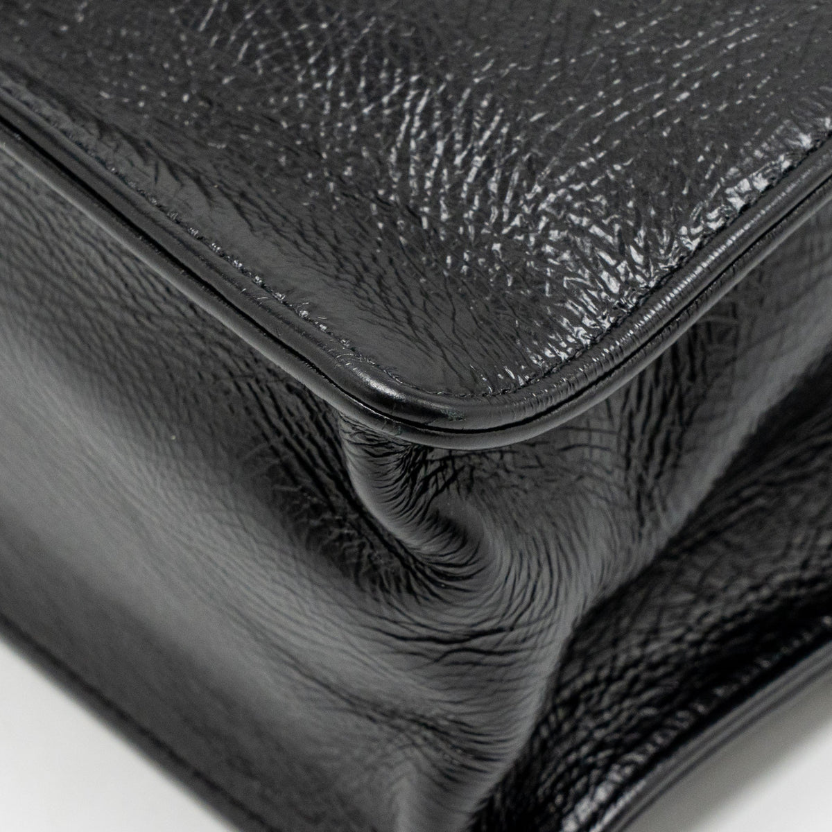 Chanel North South Shopping Tote Bag Aged Calfskin Black GHW
