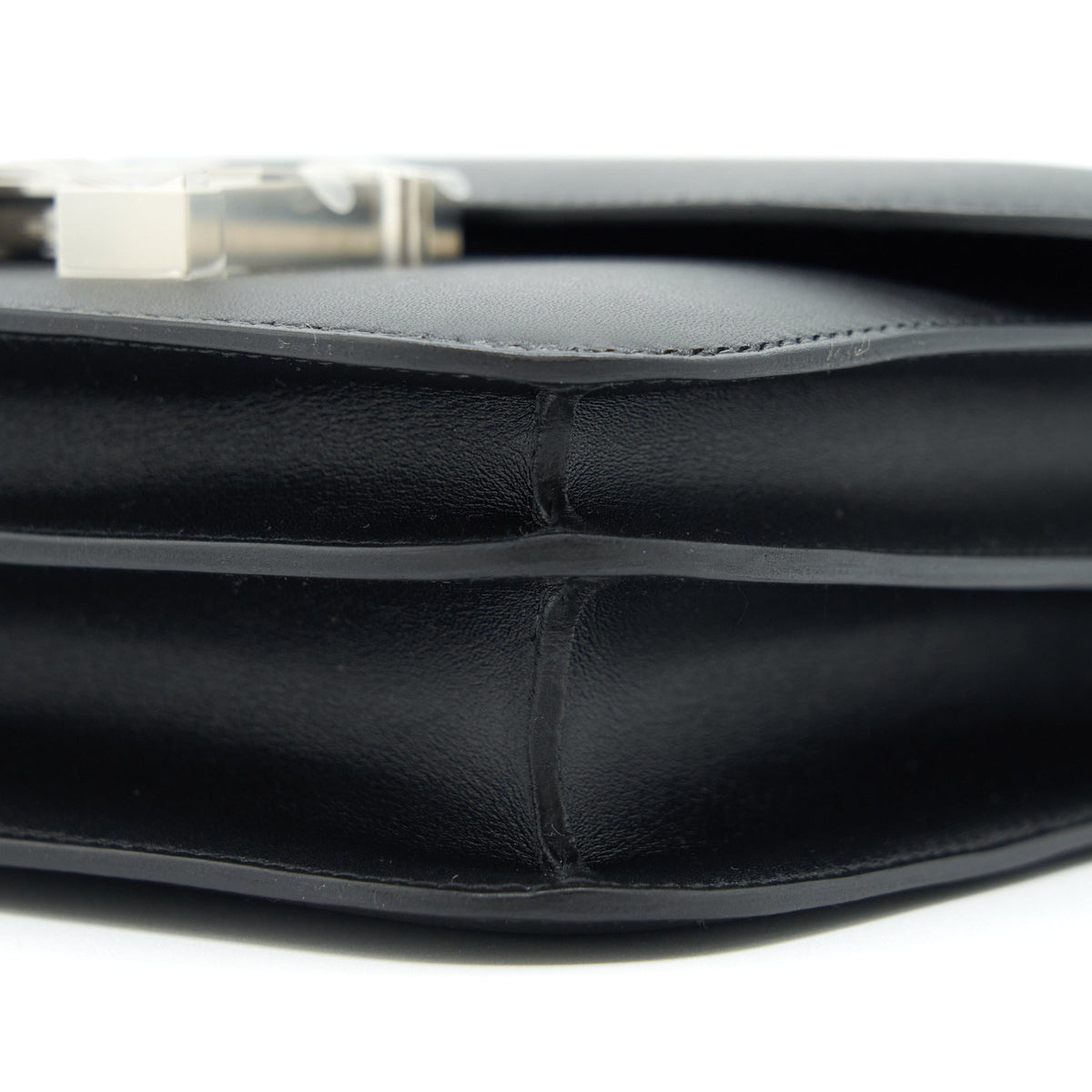HERMES MINI CONSTANCE STUDIO DISCO LIMITED MONSIEUR LEATHER BLACK WITH SHW