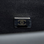 CHANEL SMALL BOY BAG CAVIAR BLACK RUTHENIUM SHW (MICROCHIP)