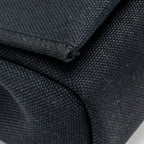 HERMES HERBAG MINI CANVAS/HUNTER LEATHER BLACK SHW
