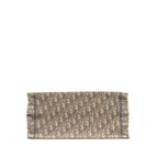 Dior Medium Dior Book Tote Oblique Embroidery Canvas Light Grey