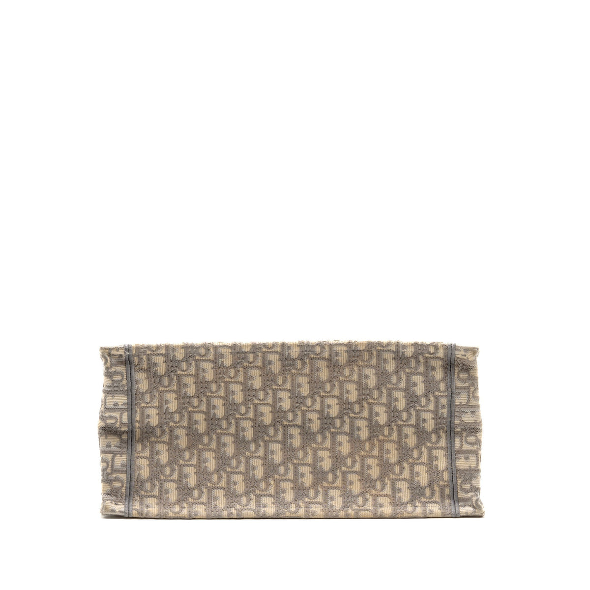 Dior Medium Dior Book Tote Oblique Embroidery Canvas Light Grey