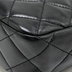 Chanel Pillow Crush Hobo Bag Lambskin Black GHW (Microchip)