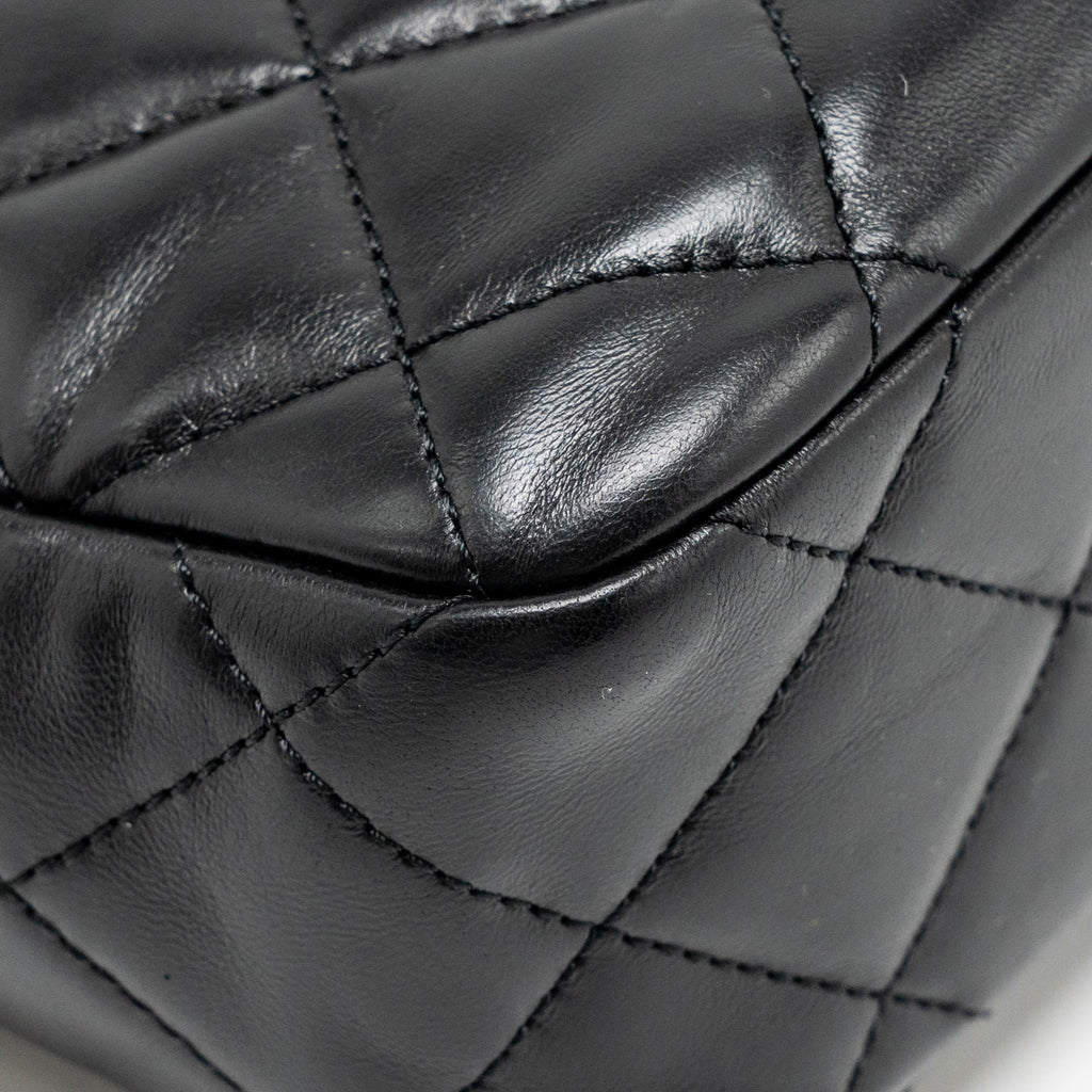 Chanel Pillow Crush Hobo Bag Lambskin Black GHW (Microchip)