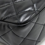 Chanel Pillow Crush Hobo Bag Lambskin Black GHW (Microchip)