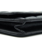 CHANEL CLASSIC WALLET ON CHAIN CAVIAR BLACK WITH GHW