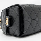 CHANEL MINI 25 BAG CAVIAR BLACK GHW (MICROCHIP)