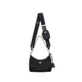 Prada Re-Edition 2005 Re-Nylon bag Recycled Polyamide Black SHW